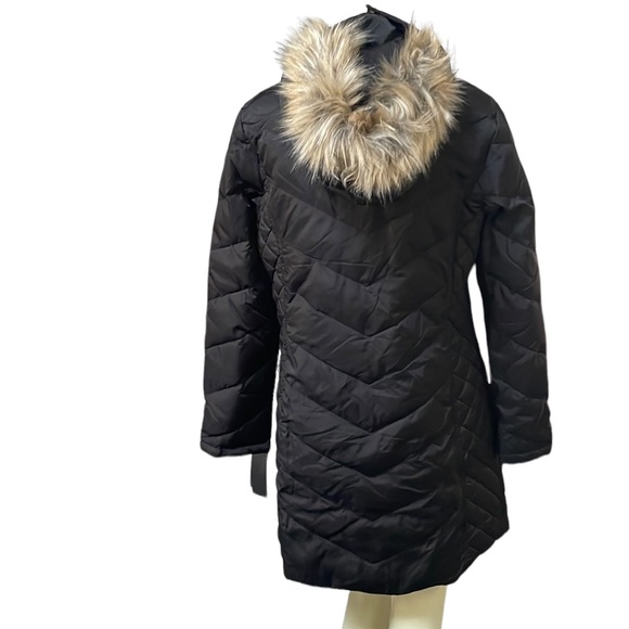 Kenneth Cole New York - Women's Down Parka Coat / Quilted Winter Jacket - Picture 3 of 8